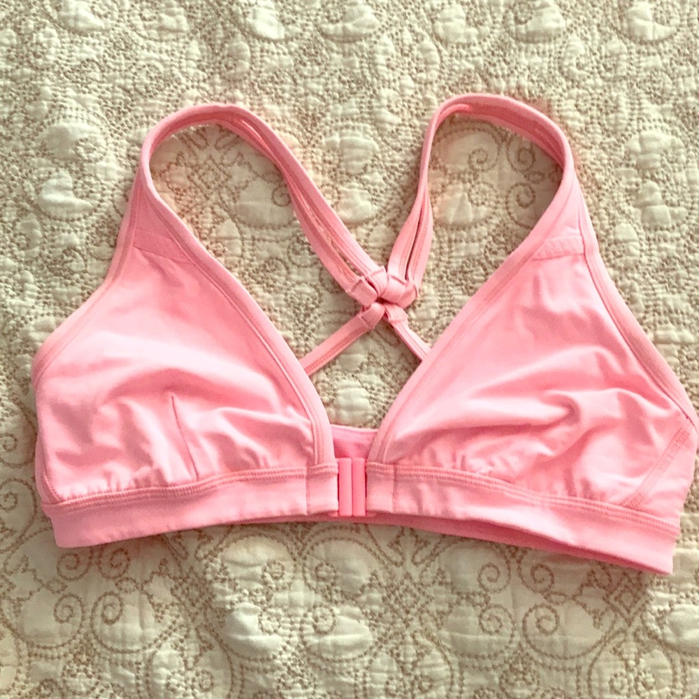 Lululemon pink sports bra